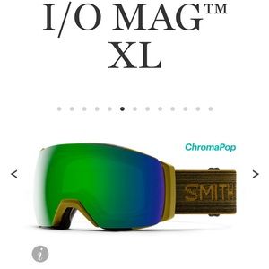 SMITH “I/O MAG XL” SNOW GOGGLES BRAND NEW IN BOX
